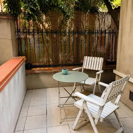 公寓 Duplex Calme Avec Clim Et Terrasse Au Centre